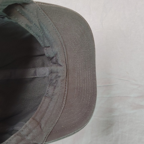 WELD Canvas Hat Strap Back Back Gray Canvas Ball Embroidered Logo Jo's Austin TX - Picture 5 of 8